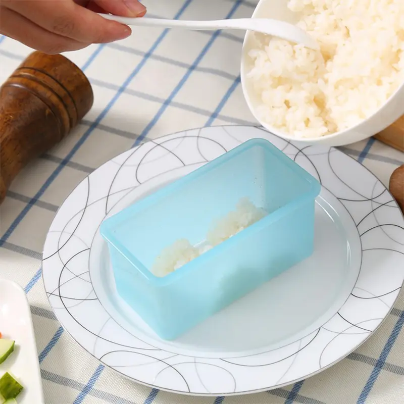 Hawaiian Musubi Maker Mold With Small Rice Paddle No Stick Sushi Making Kit Onigiri Luncheon Meat Press For Camping Kitchen
