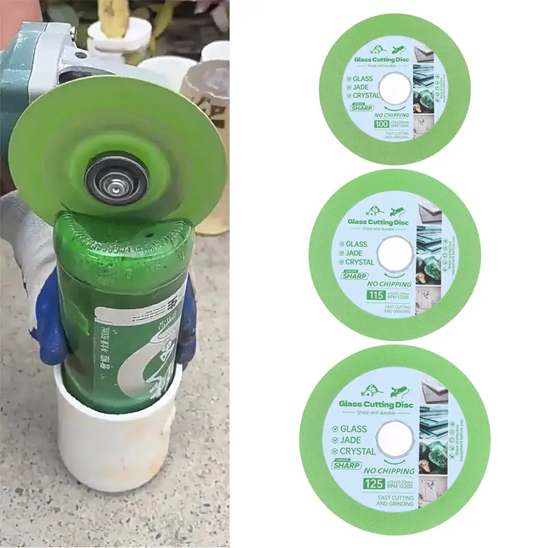 1 Piece 100/115/125mm Ultra-thin Saw Blade Diamond Jade Wine Bottle Ceramic Polish Angle Grinder Machine Glass Cutting Disc