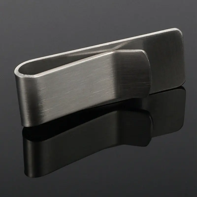 Fashionable High-Quality Stainless Steel Money Clip Silver Dollar Cash Clamp Holder Bill Clamp for Men And Women