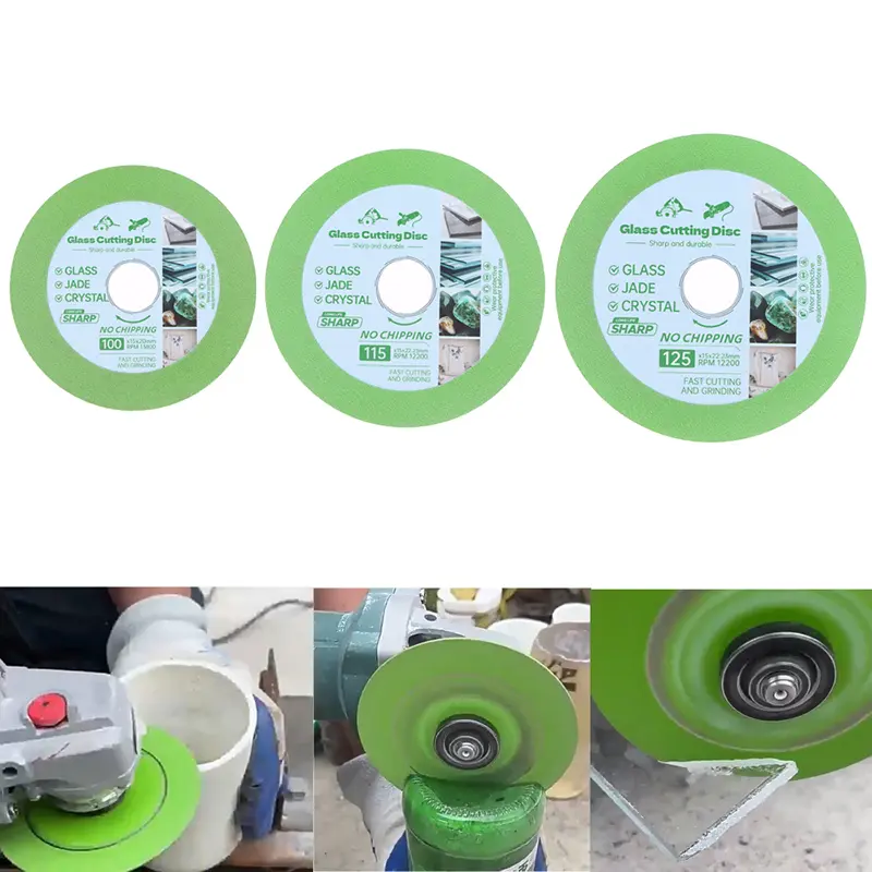 1 Piece 100/115/125mm Ultra-thin Saw Blade Diamond Jade Wine Bottle Ceramic Polish Angle Grinder Machine Glass Cutting Disc