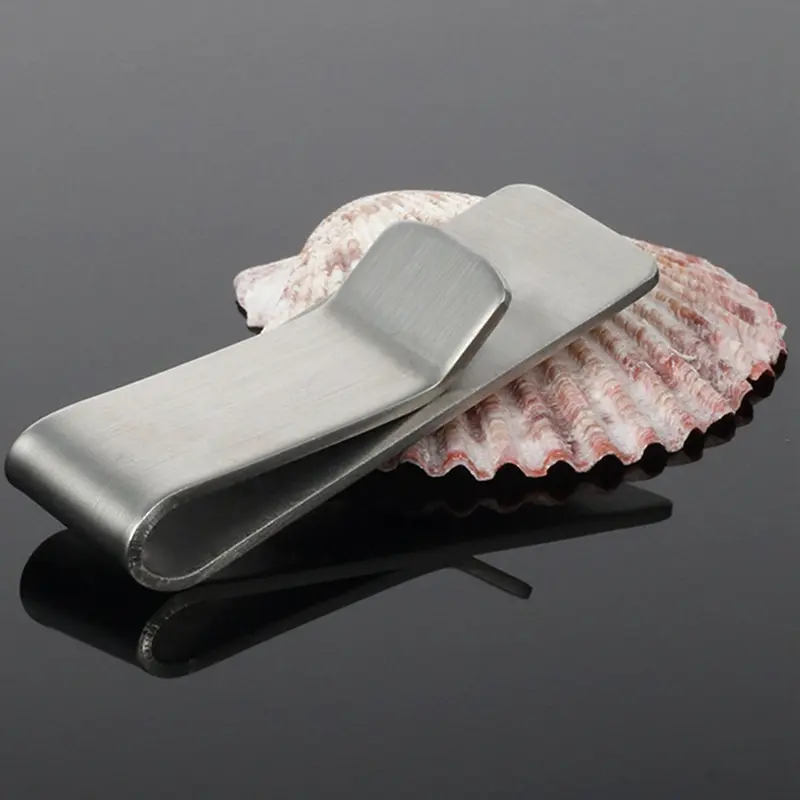 Fashionable High-Quality Stainless Steel Money Clip Silver Dollar Cash Clamp Holder Bill Clamp for Men And Women