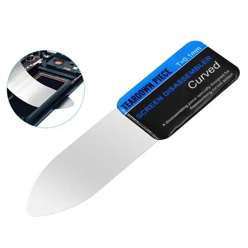 1/3Pcs Metal Flat Soft Blade Crowbar Pry Tool Kit For Mobile Phone Screen Glue Removal Battery Opening - Repair Opener Set