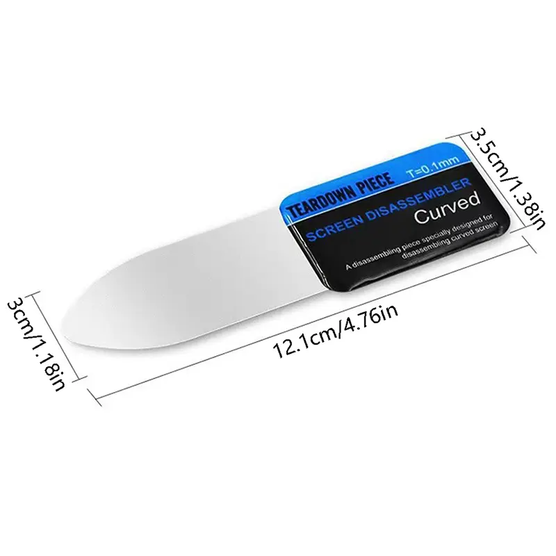 1/3Pcs Metal Flat Soft Blade Crowbar Pry Tool Kit For Mobile Phone Screen Glue Removal Battery Opening - Repair Opener Set