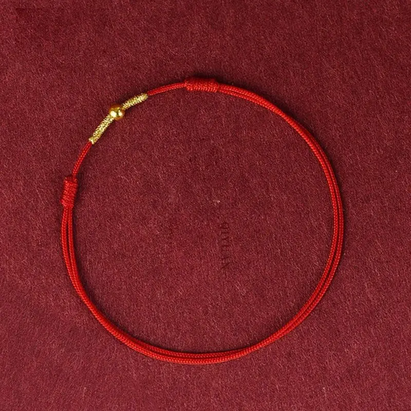 Fashion Handmade Red Rope Bracelet Lucky Bangle Adjustable Size For Women Men Lovers Best Friends Anklet