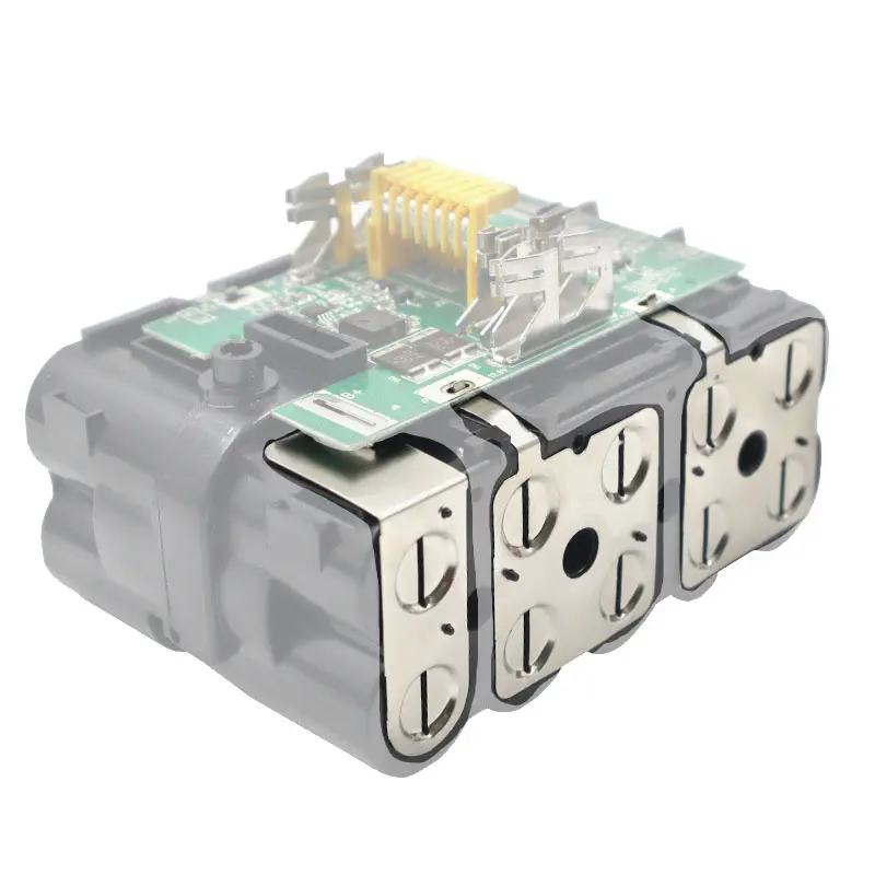 1Set 18V Li-ion Battery Box LXT BL1860 Nickel Sheet Lithium Battery Pack Electric Tool 18650 Li-ion Cell Connector Battery Parts