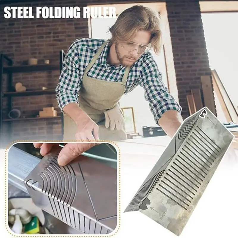 Adjustable Linear Arc Dual-Purpose Scriber Angle & Arc Marking Tool for Square Tube Bending Parallel Line Drawing Tool
