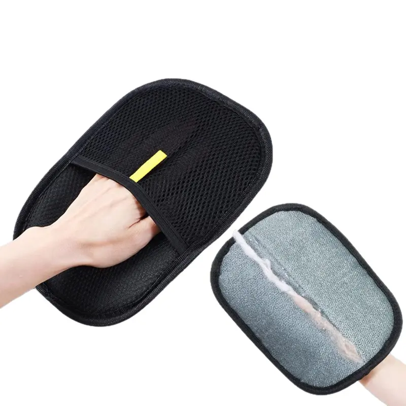 Double Sided Electrostatic Pet Grooming Gloves Hair Removal Brush For Dogs And Cats Sofa Carpet And Clothing Cleaning