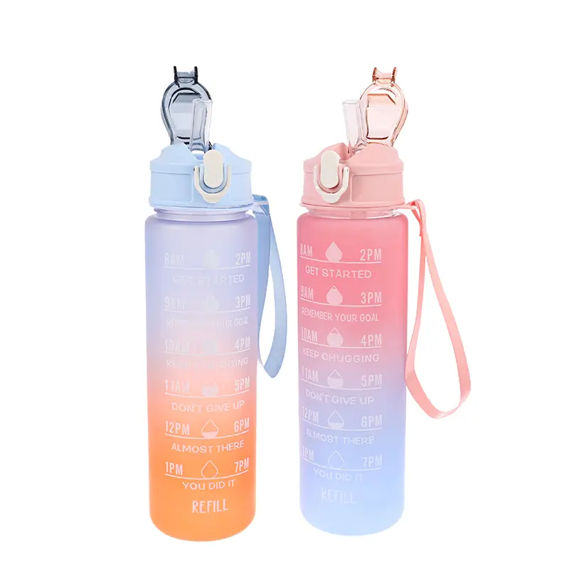 900ML Leakproof Sport Water Bottle Portable Gym Fitness Travel Outdoor Drinking Jug For Active Lifestyle