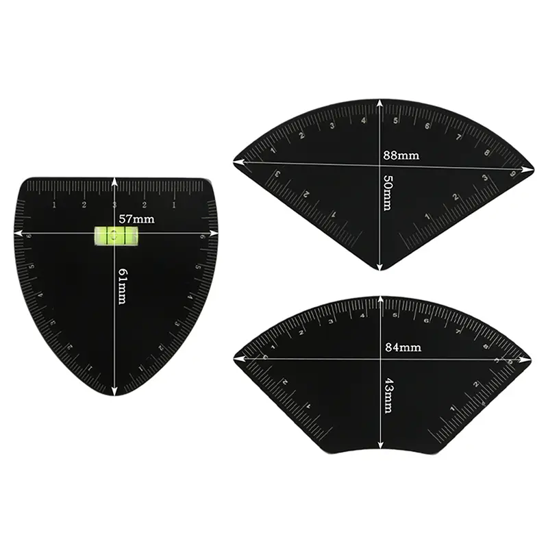 Aluminum Alloy Fast Drawing Eyebrow Design Ruler Microblading Mapping Tool Shaping Permanent Makeup Drawing Guide Ruler Tattoo