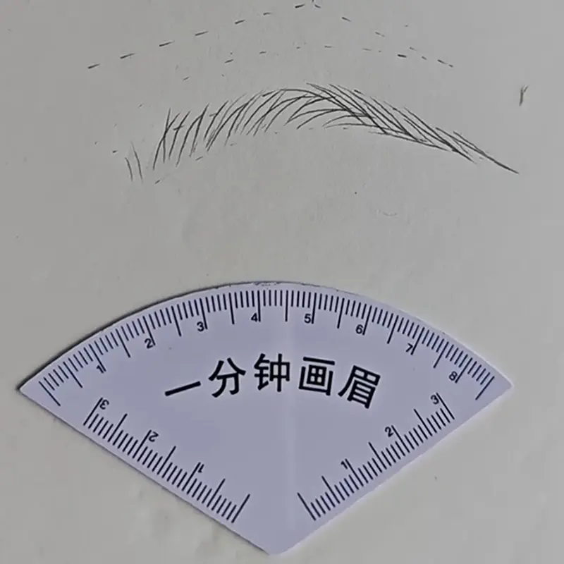Fast Drawing Eyebrow Design Ruler Microblading Mapping Tool Shaping Permanent Makeup Drawing Guide Ruler Tattoo Supplies Reuse
