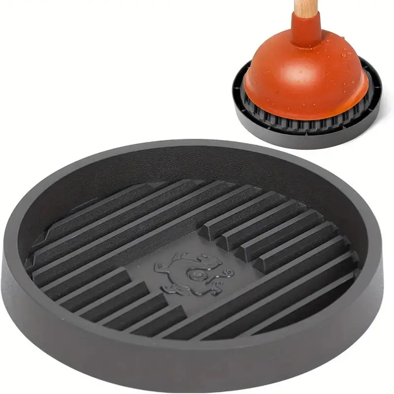 Toilet Plunger Holder Generic Plunger Tray Plunger Holder Easy To Clean Plunger Drying Mat Toilet Plunger Tray For Toilet
