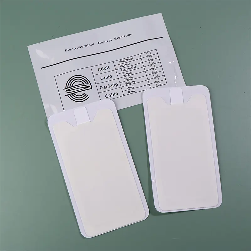 Disposable Neutral Electrode Plate High Frequency Unipolar/Bipolar Patch Comfortable Breathable With Adhesive ESU EO Sterilized