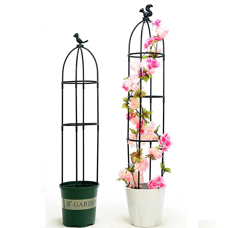 1 Set Climbing Plant Trellis Garden Support Cages DIY Vines Pot Plant Stand Frame For Flowers And Climbing Plants