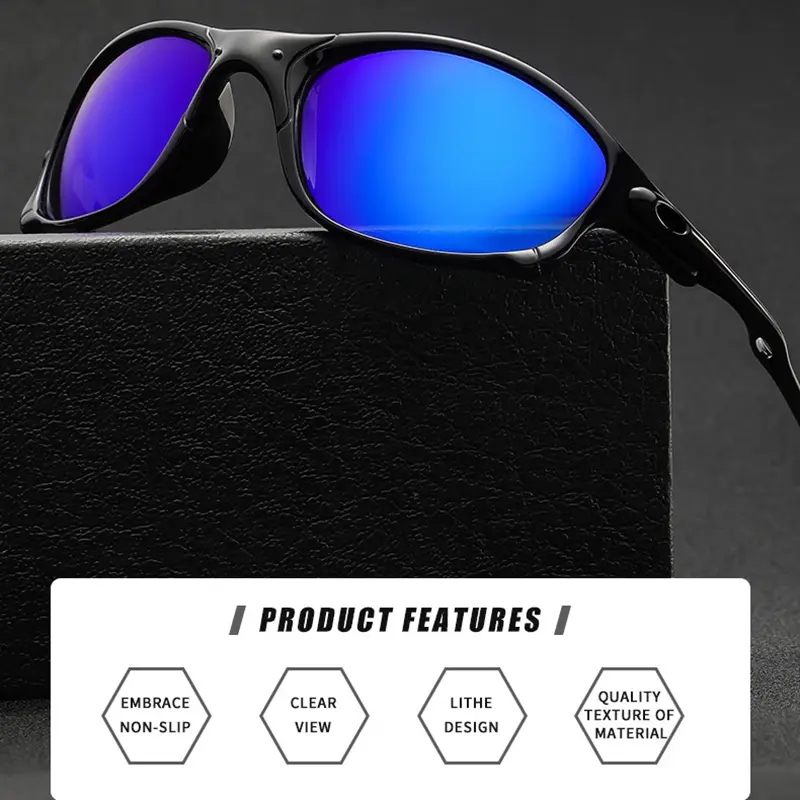 Colorful Sport Sunglasses Sun Glasses Goggles UV400 Windproof Sunglasses For Men Women Retro De Sol Masculino