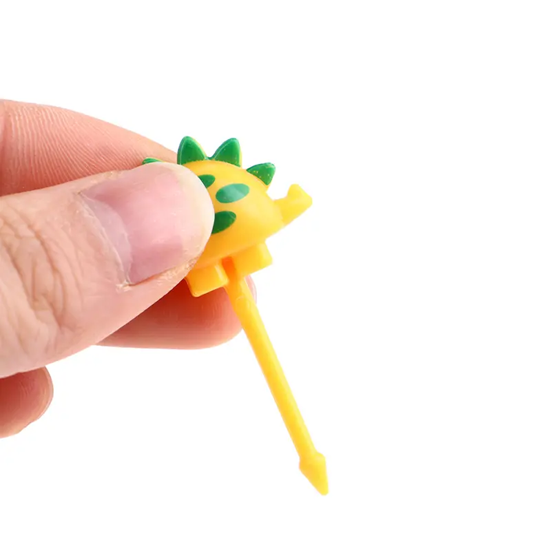 6pcs Mini Skewers With Cute Cartoon Eyes Kawaii Lunch Bento Box Food Fruit Picks Fork Sticks Sandwich Toppers Party Decor