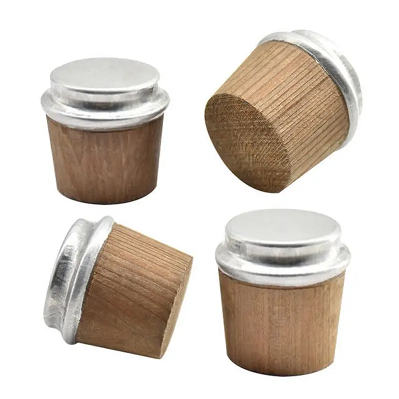 2Pcs Wood Thermos Stopper Cork Plug Sealed Lid Cap For Bottle Kettle Vacuum Flask Durable Kitchen Accessory Replacement Gadgets