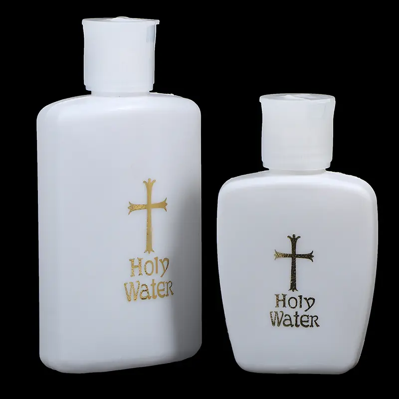 1PC Easter Holy Water Bottle Plastic Religious Article For Religious Services And Ceremonies