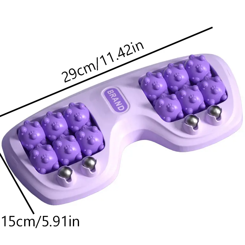 Foot Roller Massager Foot Massage Magnetic Bead Roller Multi-Point Foot Massage Foot Therapy Rubbing Foot Massager Tri Color