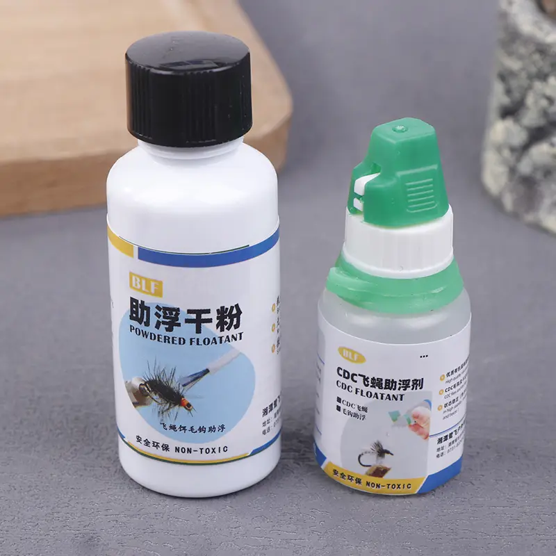 Dry Fly Powder Floating Aid Fishing Bait Powder Long-Lasting Fly Fishing Floatant Fly Tying Powder Fly Fishing Accessories