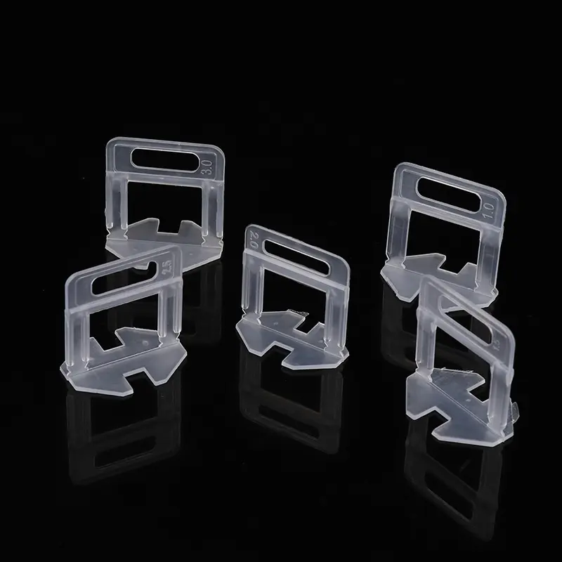 100PCS Tile Leveling Spacers System Clip Kit 1-3MM for Laying Flooring Tiles Construction Tools Home Decoration Leveler
