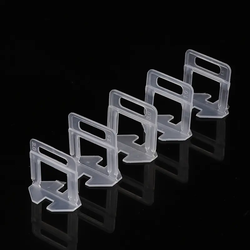 100PCS Tile Leveling Spacers System Clip Kit 1-3MM for Laying Flooring Tiles Construction Tools Home Decoration Leveler