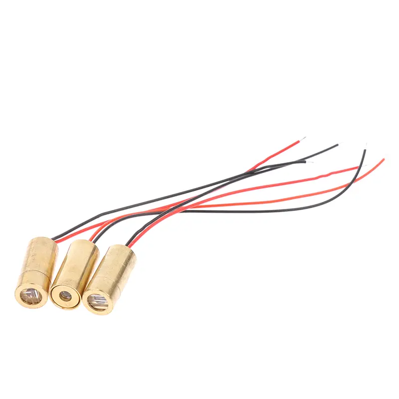 Red Laser Copper Laser Head, Laser Cross Diode Module, 650nm, 9mm, 3V, 50mW