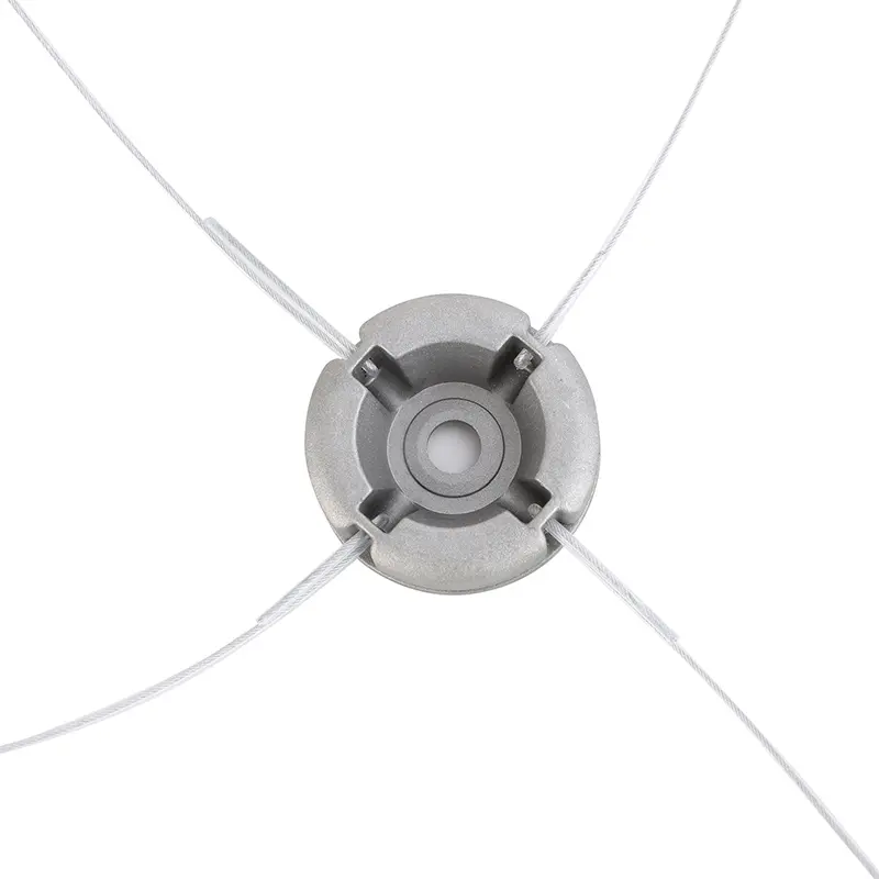 Universal Aluminum Alloy Lawn Mower Head With Nylon Steel Lawn Mowing Line Lawn Mower Replacement Parts
