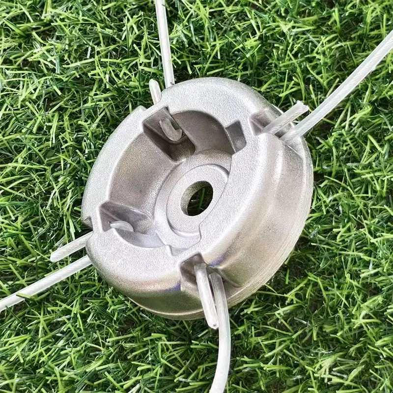 Universal Aluminum Alloy Lawn Mower Head With Nylon Steel Lawn Mowing Line Lawn Mower Replacement Parts