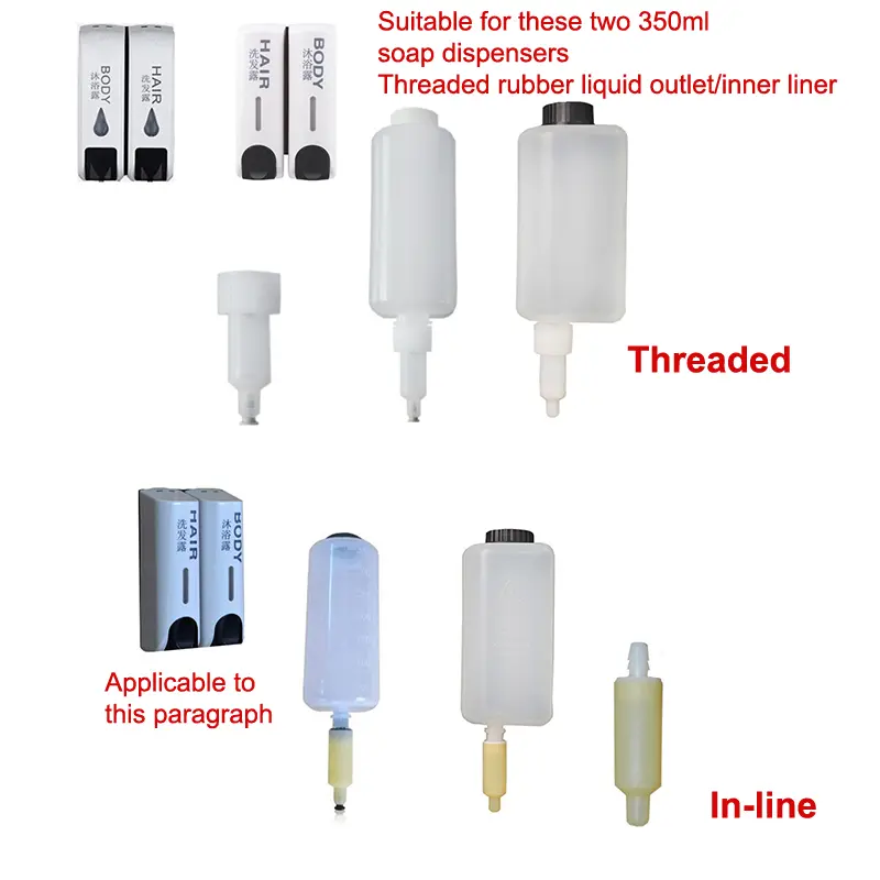 1PCS Soap Dispenser Accessories Rubber Head Soap Dispenser Outlet Liquid Soap Dispenser Head Convenient Spring Head Hose