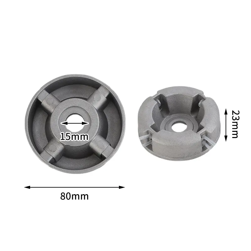 Universal Aluminum Alloy Lawn Mower Head With Nylon Steel Lawn Mowing Line Lawn Mower Replacement Parts