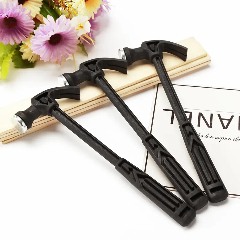 Plastic Handle Mini Claw Hammer Home Maintenance And Emergency Use House Decor Woodworking Nail Puncher Metal Hammer Tool