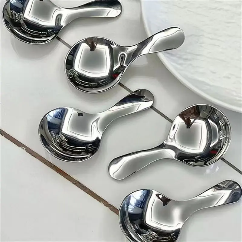 Mini Portable Stainless Steel Cutlery Set - Outdoor Camping Spoon Fork Tableware For Lunch Hiking And Camp Cooking