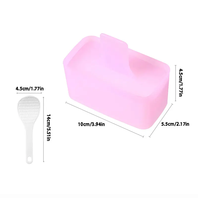 Rectangular Sushi Mold Kit - Musubi Maker For Spam Kimbap Onigiri Rice Ball Press Tool Household Kitchen Bento Accessories DIY