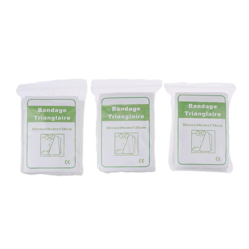 1Bag Medical Triangular Bandag Fracture Fixation Emergency Bandage First Aid Gauze Triangle Bandage