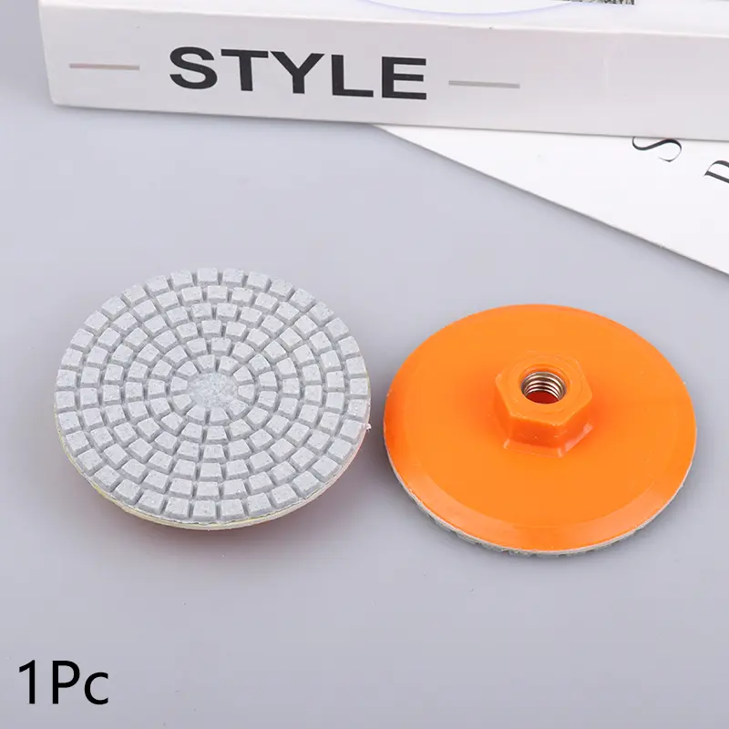 1PCS 80mm 3-Inch Polishing Pad For Wet/Dry Sanding Abrasive Buff Disc For Granite Concrete Countertop Stone Grinding