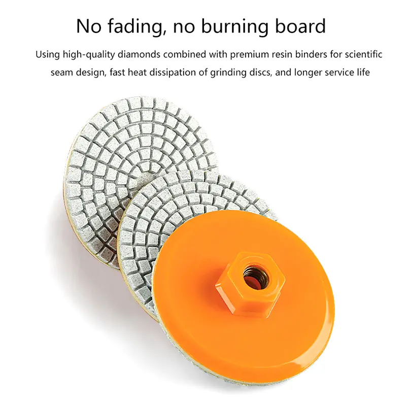 1PCS 80mm 3-Inch Polishing Pad For Wet/Dry Sanding Abrasive Buff Disc For Granite Concrete Countertop Stone Grinding