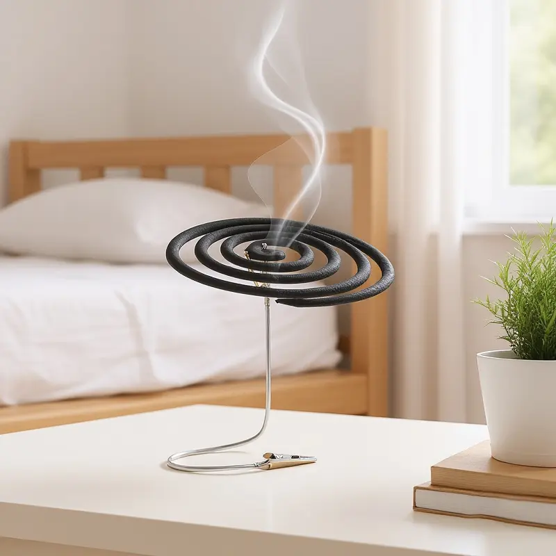 Metal Double-Ended Mosquito Coil Clip Portable Incense Breaker Stand Coil Rack PhotoFolder Label Holder Multi Function Organizer