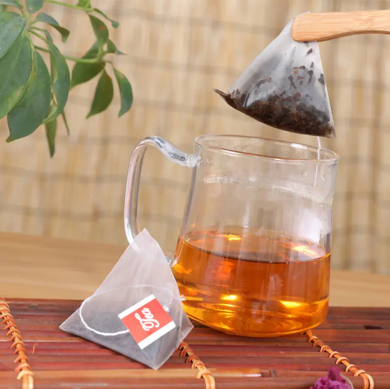 100pcs Nylon Tea Bags For Loose Leaf Tea Herb Spice Filter Strainer Empty Infuser