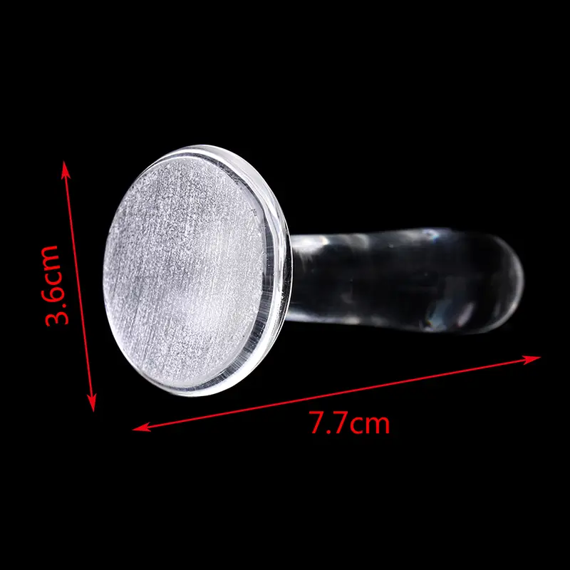 New Style Mineral Pigment Powder Muller Made From High Borosilicate Glass For Tempra Chinese Painting Thang-ga Pestle