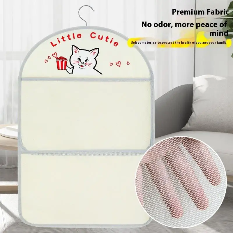 Large Capacity 2/3 Layer Storage Mesh Bag With Clothes Hanger - Breathable Underwear Socks Organizer For Wardrobe ﻿