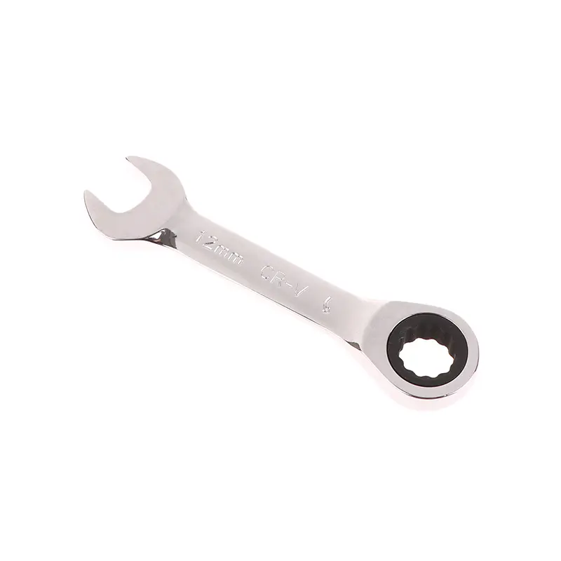 Mini Short Handle Adjustable Head Ratchet Wrench Labor-Saving Auto Repair Dual-Purpose Fast Ratchet Wrench Tool For Hardware