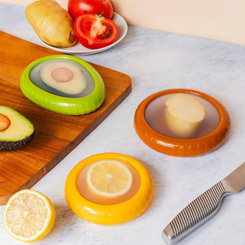 1PC Easy To Clean Kitchen Gadgets Food Fruit Vegetable Reusable Airtight Fresh Storage Storage Box For Fruits And Vegetables