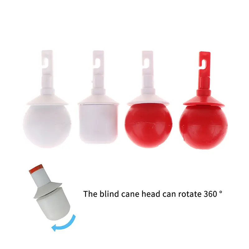 Hook Type Cane Tip Rolling Ball Walking Stick Accessory For The Blind Replacement Tip For Enhanced Navigation