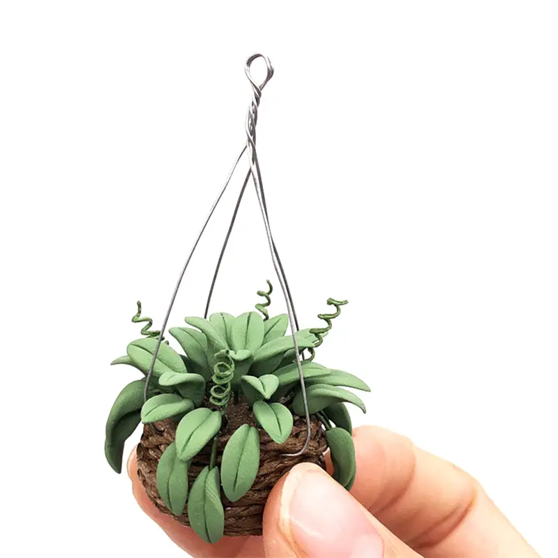 Miniature House Decor Plant Model 1/12 Dollhouse Simulation Toy For Children Kid's Decorative Item For Dollhouses
