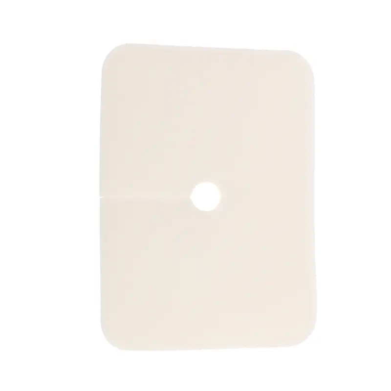 1Pc Tracheotomy Tube Pad Professional Medical Tracheal Ultra-soft Fixation Tracheotomy Tube Pad Gauze Sterile Safety Silcone Pad