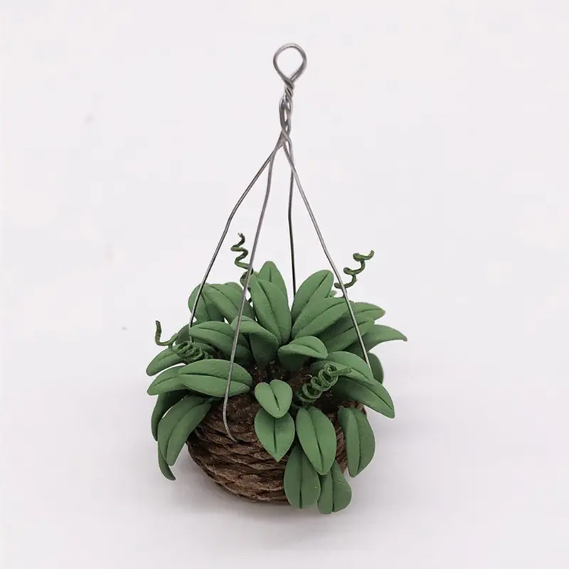 Miniature House Decor Plant Model 1/12 Dollhouse Simulation Toy For Children Kid's Decorative Item For Dollhouses