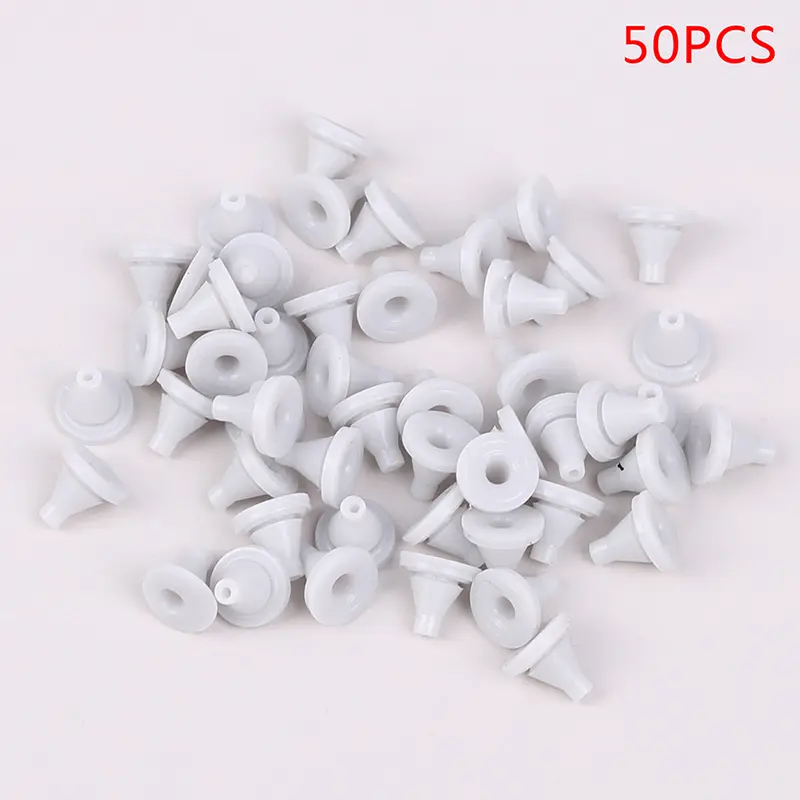 50pcs Shower Head Sprinkler Accessories Silicone Sprinkler Head Spout Top Spray Parts Home DIY Repaire Tool Dispensing Granules