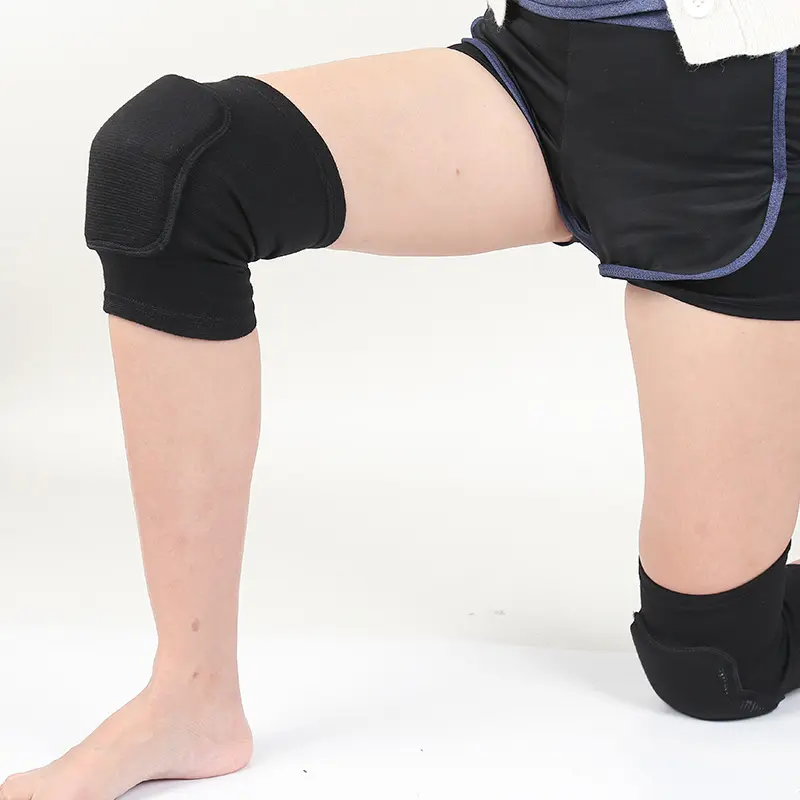 Sports Compression Knee Pads Elastic Knee Protector Thickened Sponge Knee Brace Support For Dancing Workout Training Yoga