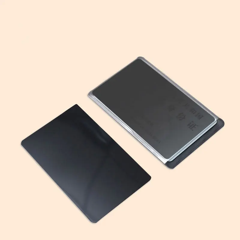 Multipurpose Privacy Protective Case For Bank Cards And ID Cards Durable PVC Anti Peeping Personal Information Protector