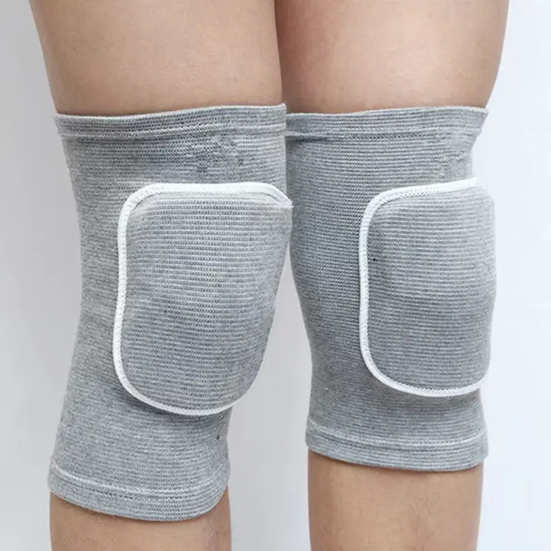Sports Compression Knee Pads Elastic Knee Protector Thickened Sponge Knee Brace Support For Dancing Workout Training Yoga